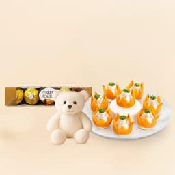 Badam Kalash from Dadus with Teddy N Ferrero Rocher 1