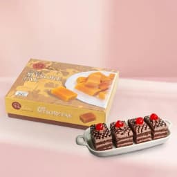 Ghee Mysorepak from Dadus with Chocolate Pastry 1