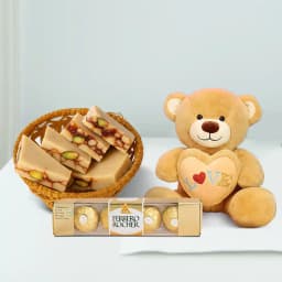 DryFruit Katli from G Pulla Reddy with Teddy N Ferrero Rocher 1
