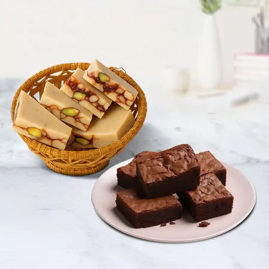 DryFruit Katli from G Pulla Reddy with Brownies