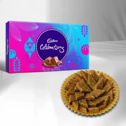 Peppery Cashew Burfi from Almond House with Cadbury Celebration 1