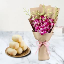 Palakova from Almond House with Orchid Bouquet 1