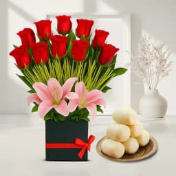 Palakova from Almond House with Designer Flower Arrangement 1