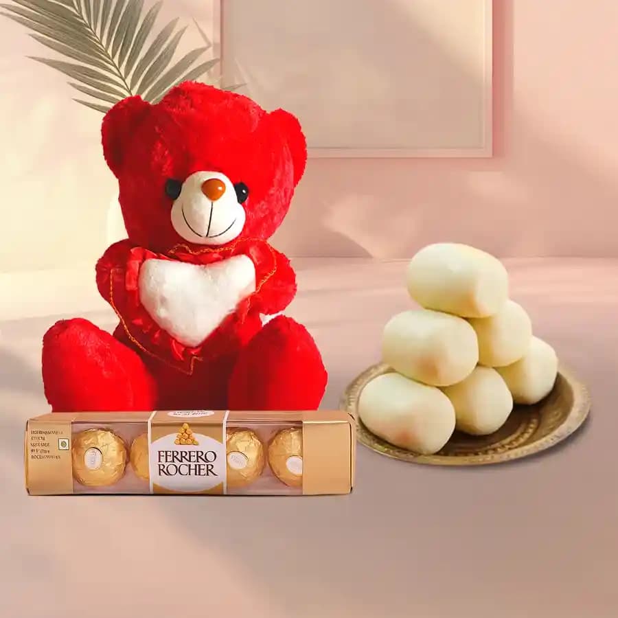 Palakova from Almond House with Teddy N Ferrero Rocher