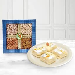 Deluxe Dry Fruit Malai Sandwich from Brijwasi Sweets 1