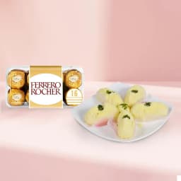 Indulge in Malai Chum Chum with Ferrero Rocher from Brijwasi 1