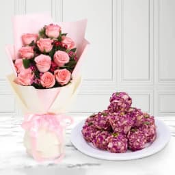 Elegant Almond Rose Delight Gift Set 1