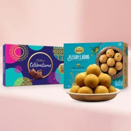 Festive Delight: Besan Laddu & Cadbury Treat 1