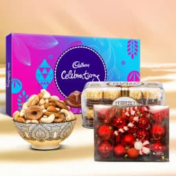 Christmas Special Chocolate N Nuts Tower Combo 1