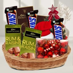 X-Mas Temptation Chocolate Gift Basket 1
