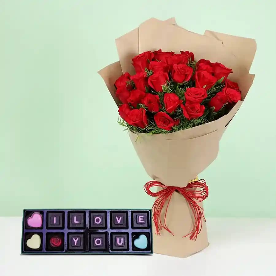 Lovely Blooms with Gourmet Treats