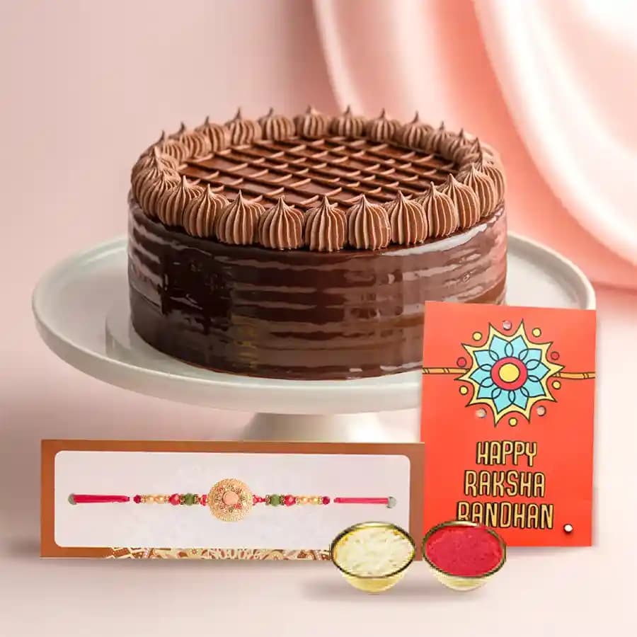 Sweet Raksha Bandhan Celebration Cake Combo