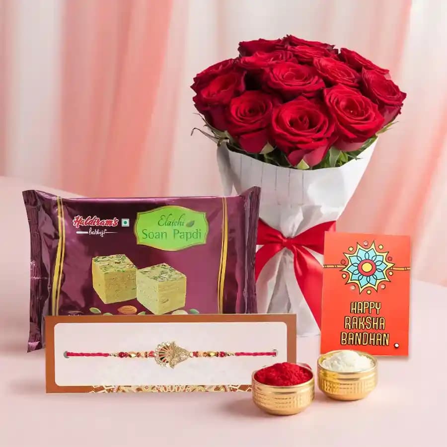 Crimson Blooms and Sweet Delights