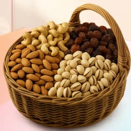 Delicious Assorted Dry Fruits Basket 1