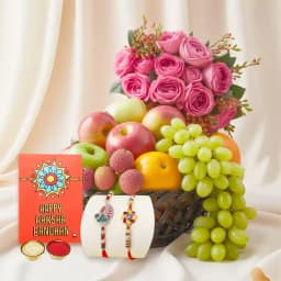 Deluxe Fruit and Floral Surprise 1