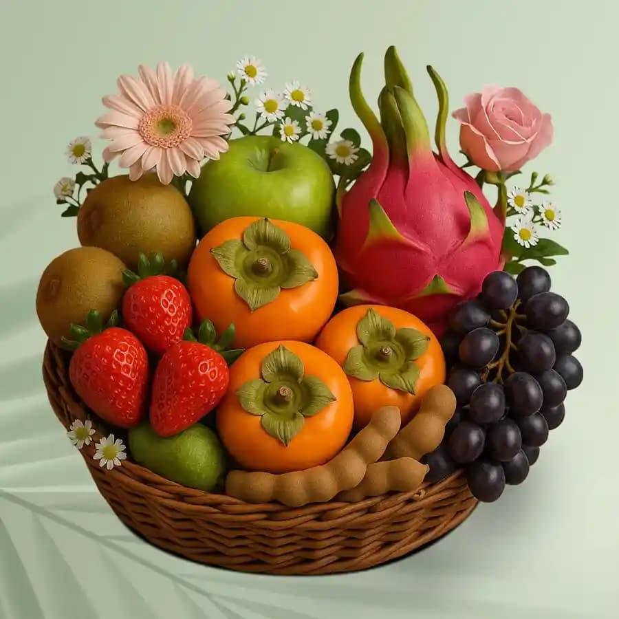 5 Kgs Imported Fruits Basket