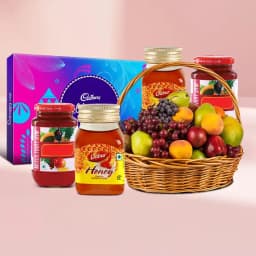 Delectable Assorted Fresh Fruits Basket 1