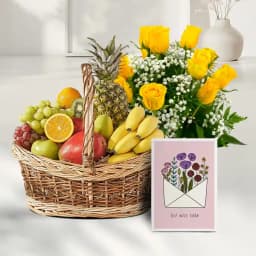 Fruits n Flowers for Get Well Soon 1