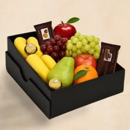Yummy Box of Fresh Fruits N Chocolates 1