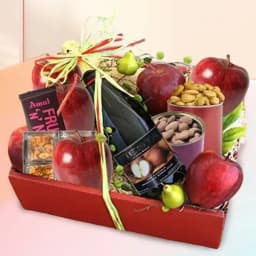 Delightful Tray of Fresh Fruits n Assortments 1