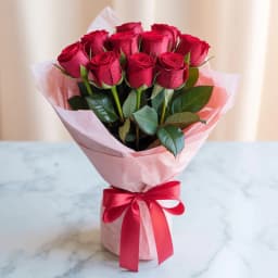 12 Red Rose Bouquet 1
