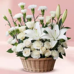 Elegant White Floral Beauty 1