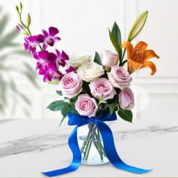 Charming Pastel Floral Delight 1