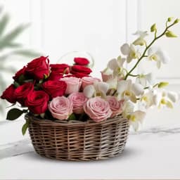 Blossoming Love and Beauty Basket 1