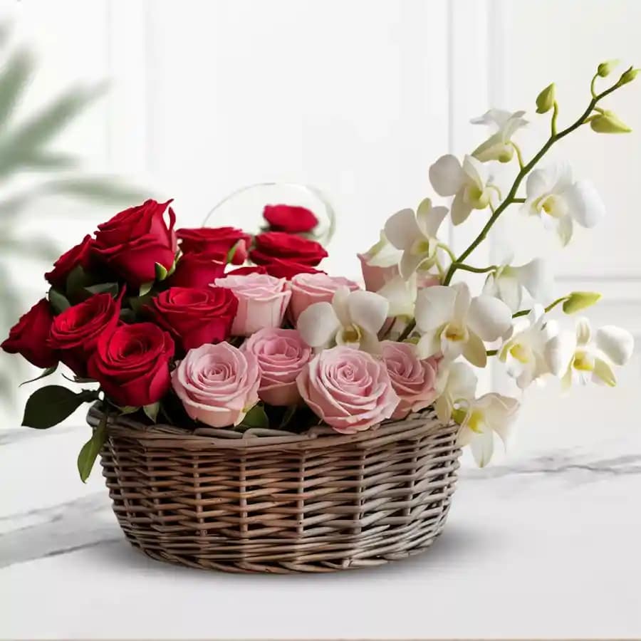 Blossoming Love and Beauty Basket