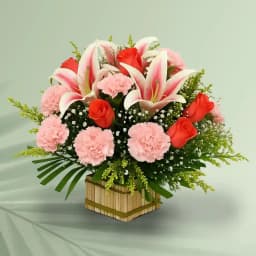 Radiant Spring Blossom Basket 1