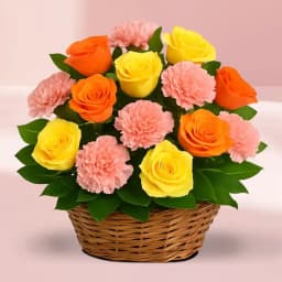 Vibrant Blossom Harmony Basket 1