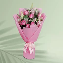 Charming Pink Floral Harmony 1