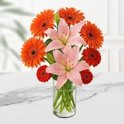 Radiant Floral Delight in Prism 1