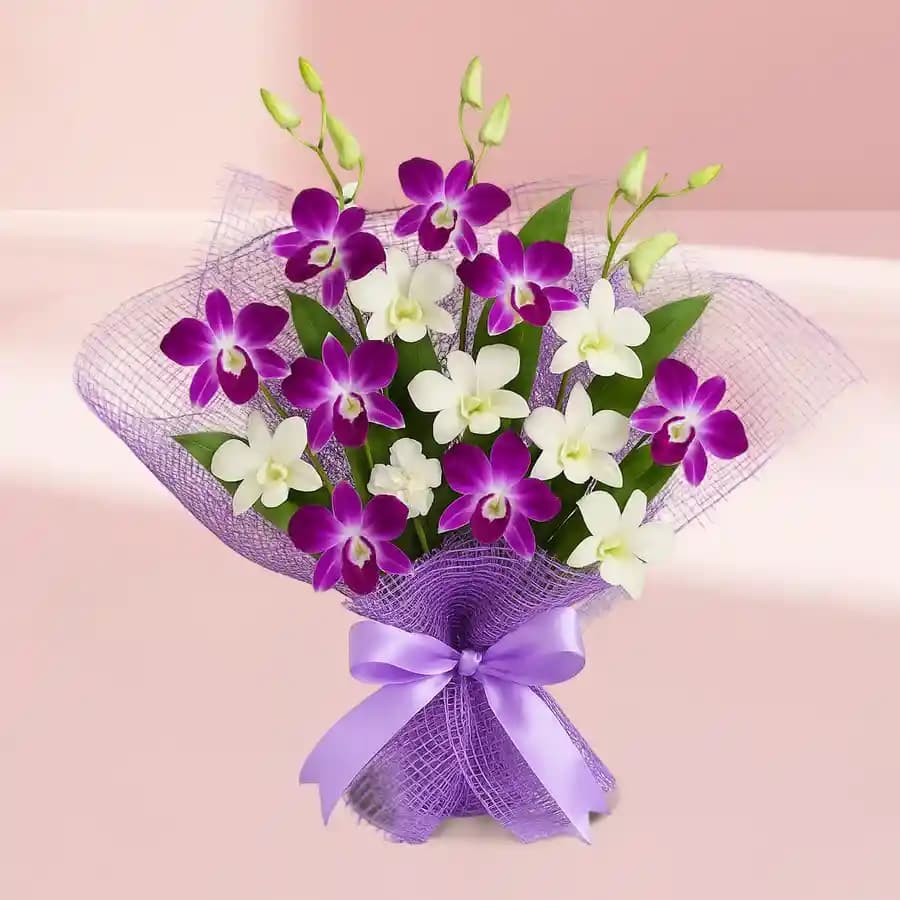 Elegant Orchid Harmony Bouquet