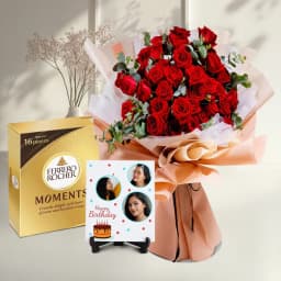 Forever Cherished: Roses and Delightful Treats 1