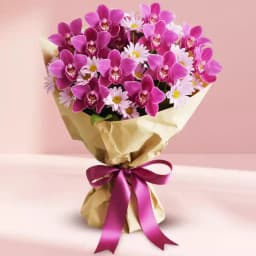 Orchid & Daisy Delight 1