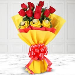 Elegant Blossom Surprise with Gourmet Chocolates 1