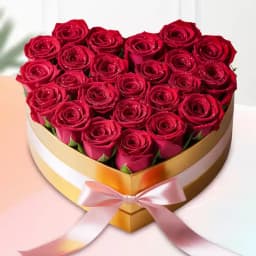 Radiant Rose Embrace in Cherished Box 1