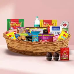 Sizzling Tea Cookie and Cakes Basket 1