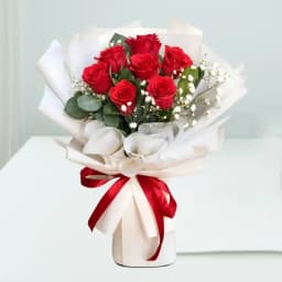 Enigmatic Bouquet of Red Roses 1