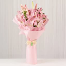 Enchanted Oriental Lilies Bouquet 1