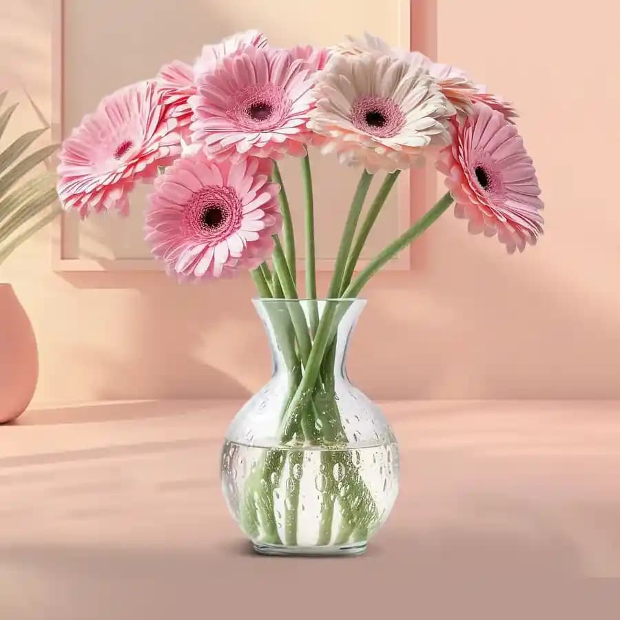 Fresh Bunch of Pink Gerberas