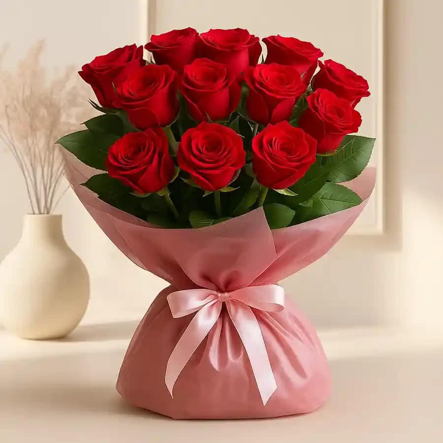 Beautiful Red Roses Bouquet