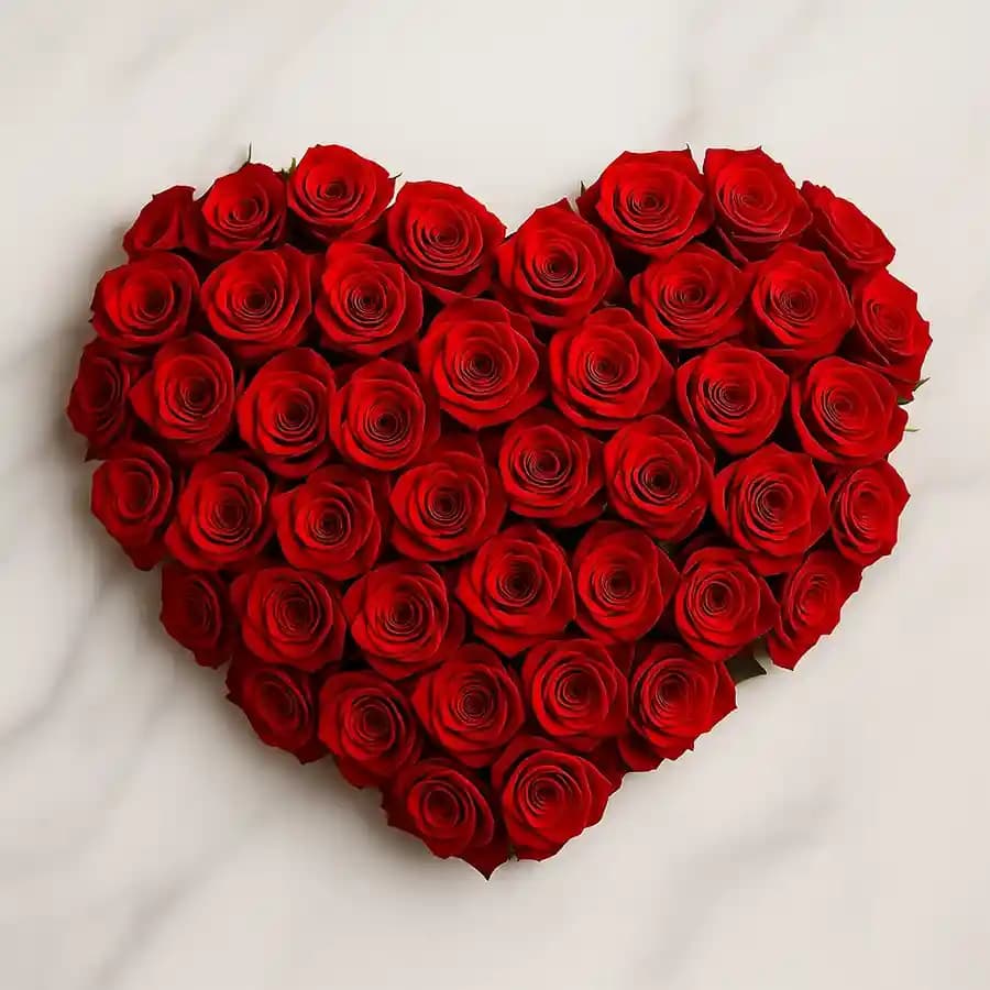 Glorious Dutch Roses in a Vase