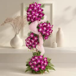 Majestic Three Tier Arrangement of Orchid Stems 1