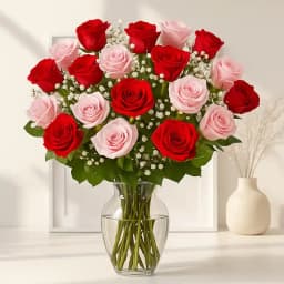 Display of Roses in a Vase 1