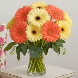 Enigmatic Freshness Gerbera Assemblage 1