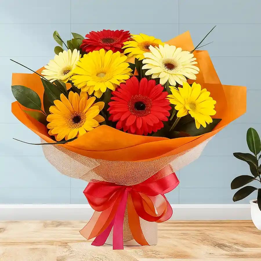 Charming Gerberas Bouquet