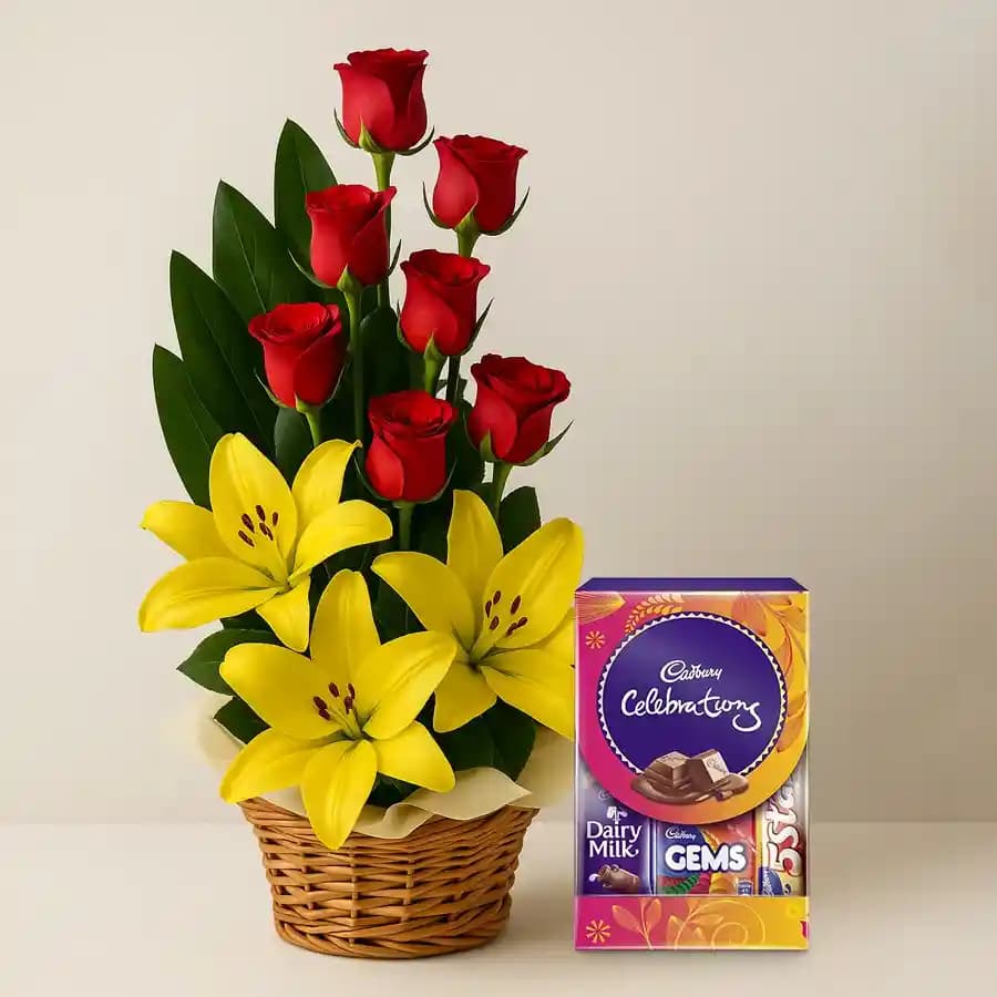 Prim Bunch of Ornate Flowers