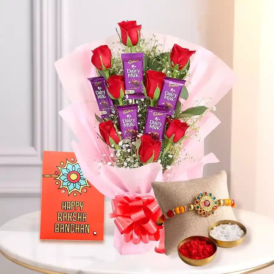 Charming Rose and Chocolate Gift Set